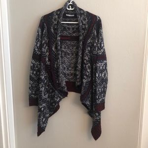 Knit patterned cardigan